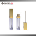 Gold /silver plastic custom empty lip gloss packaging